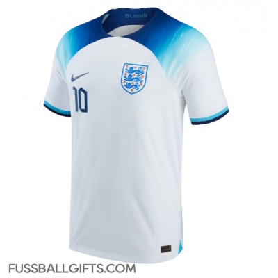 England Raheem Sterling #10 Fußballbekleidung Heimtrikot WM 2022 Kurzarm